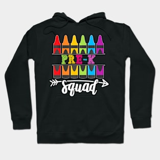 Team Pre K Squad Teacher Back To School 2023 Hoodie